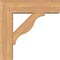 Ekena Millwork Funston Block Smooth Bracket w/ Offset Brace, Western Red Cedar, 7 1/2"W x 26"D x 26"H BKT0806X26X26FST05SWR - alternate 3